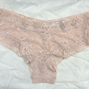 Victoria's Secret Lace Nude Cheeky Panty